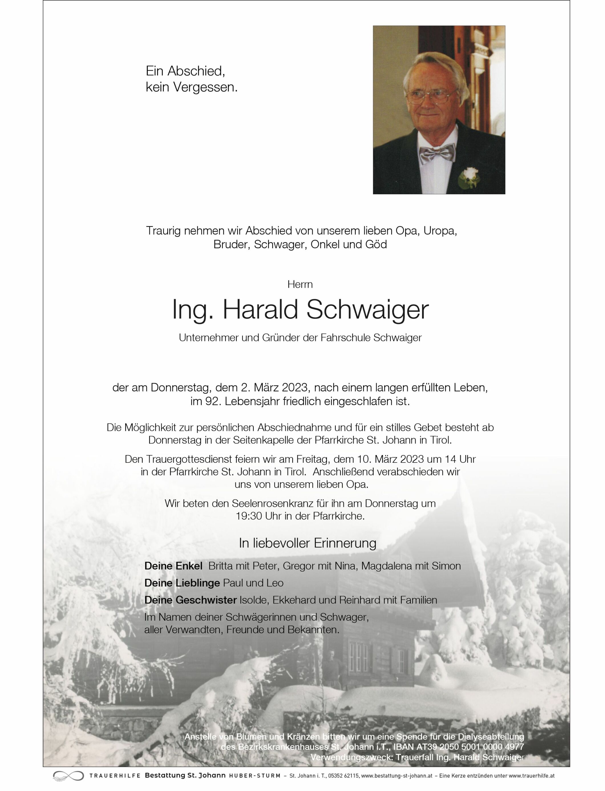 Ing. Harald Schwaiger